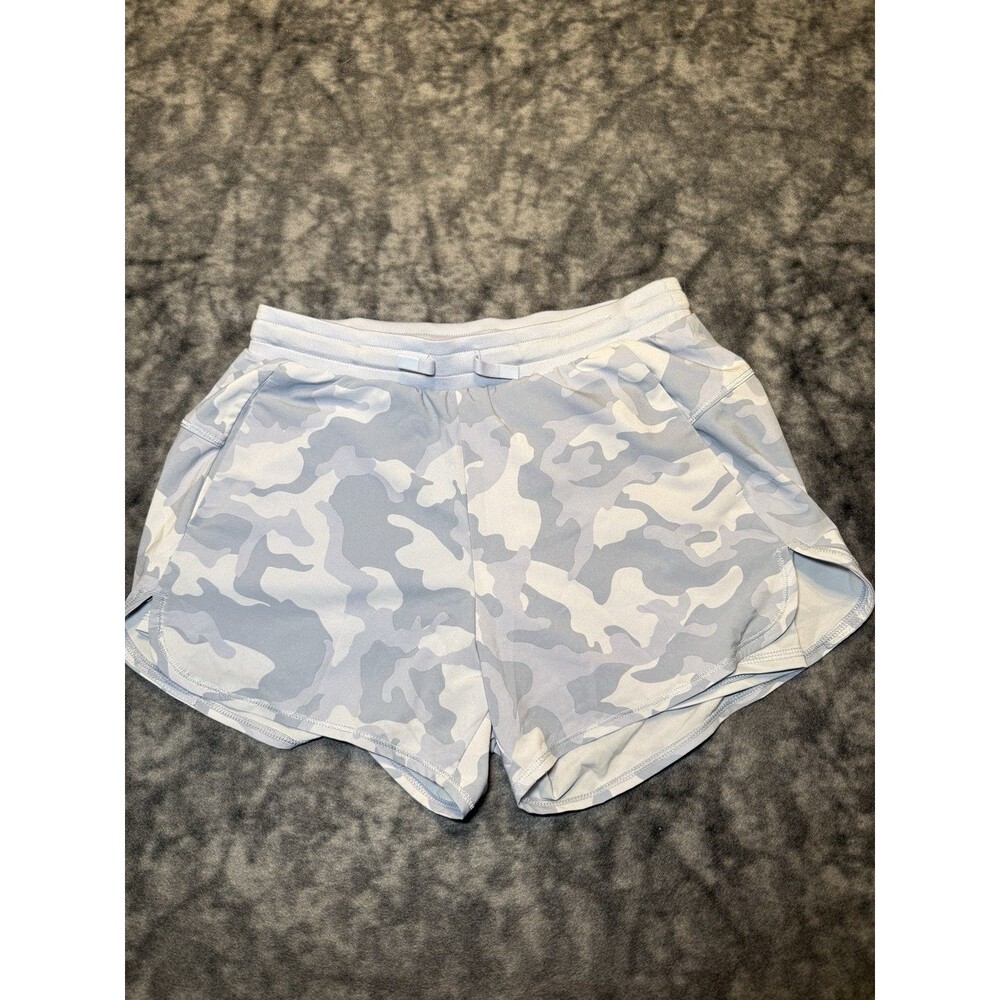 Youth All In Motion Camo Gray Athletic Shorts Comfortable Kids Workout Sports
